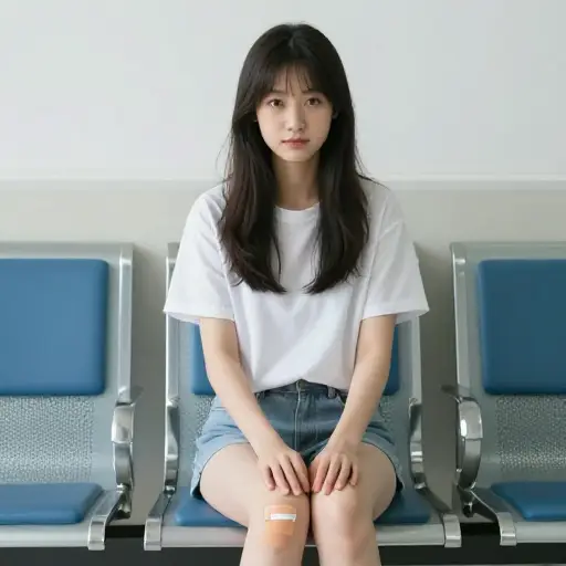 她只受了轻伤。