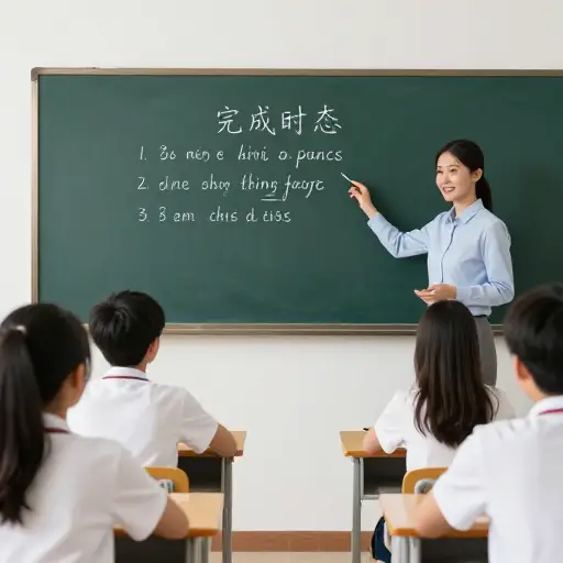 在语法课上，我们学习了完成时态及其各种用法。