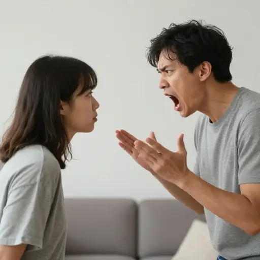 在争论中有人提高嗓门会让人感到不安。