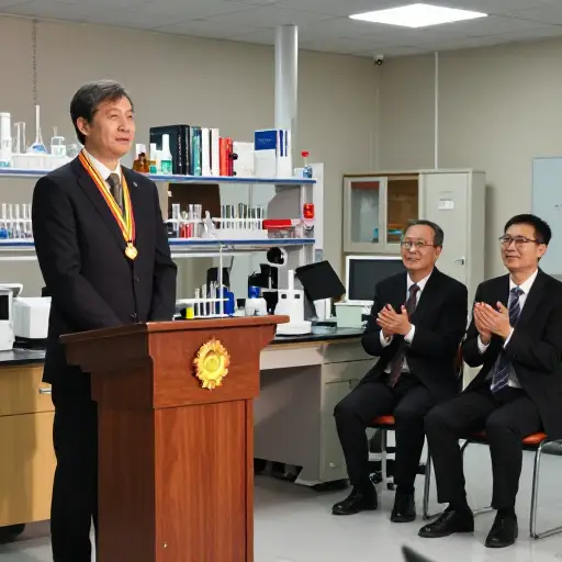 他因在科学领域的杰出贡献而获得了这一殊荣。