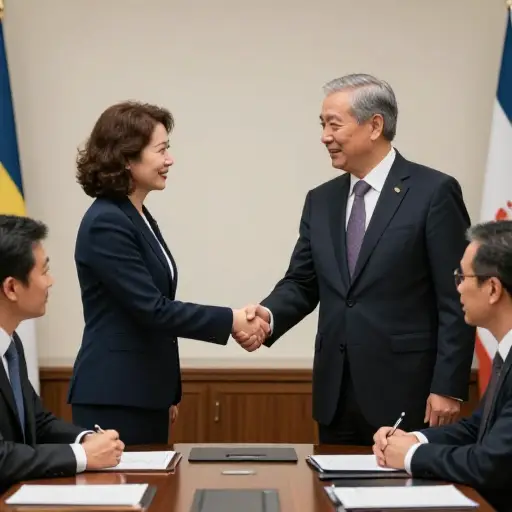 他们努力与新政府建立关系。