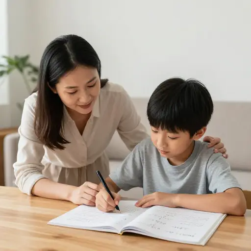 她聘请了一位私人教师来帮助儿子学习数学。