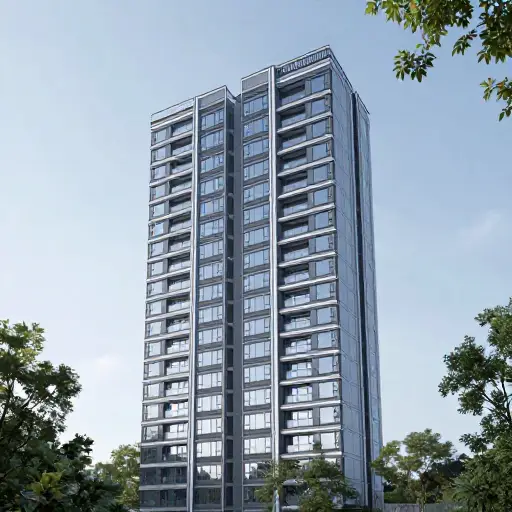 这个设计将现代建筑与传统元素结合起来。