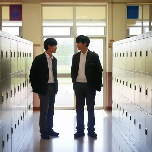 杰夫和我是高中同学。