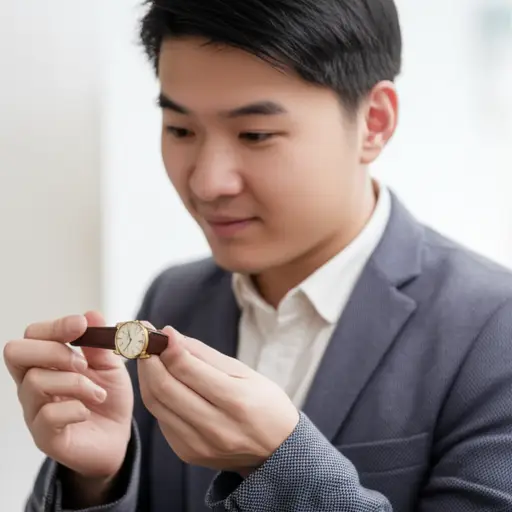 他把父亲送给他的这块手表看得比其他任何东西都重要。
