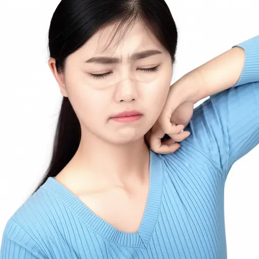 我的后背有点痒痒的感觉。