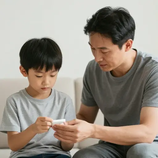 父亲试图把他的人生经验传授给儿子。