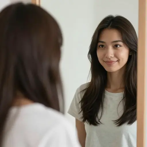她有点双重人格。