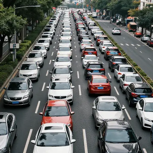 避开拥挤的道路可以理解，但替代路线变得拥挤不堪。