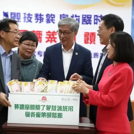 他们为慈善活动筹集了五十万卢比。
