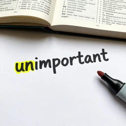 在单词'unimportant'中，'un-'是一个前缀。