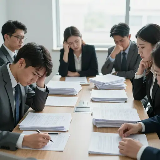 听到复杂的新规定，团队充满了沮丧。