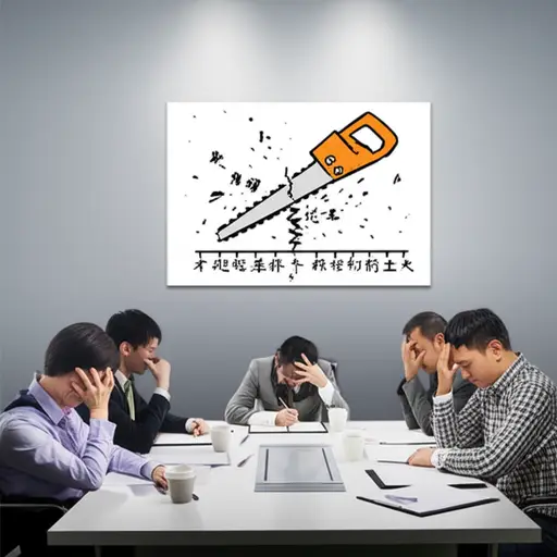 他的批评像电锯一样切穿了整个团队的士气。