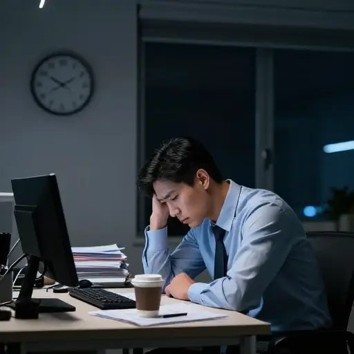 许多所谓的工作狂很难保持健康的工作与生活平衡。