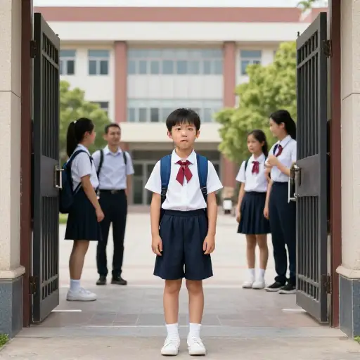 我清晰地记得我上学的第一天。