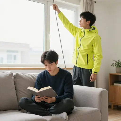尽管是双胞胎，他们的性格却截然相反：一个腼腆好读书，另一个张扬爱冒险。