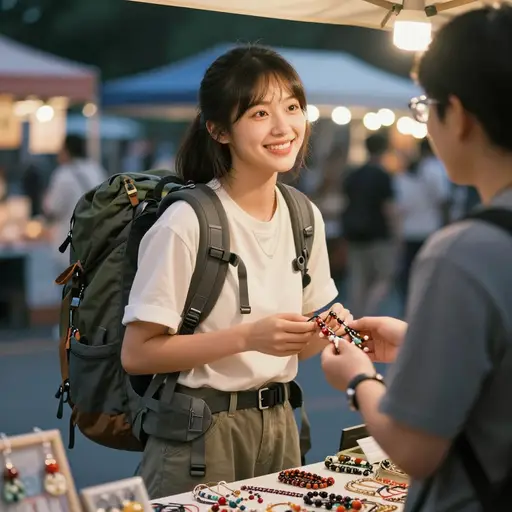 精明的旅行者懂得在夜市讨价还价，拿到最优惠的本地价格。