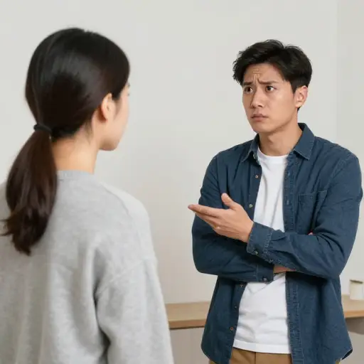 我试图解释情况，但他只是改变了话题。