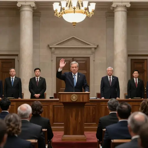 这位独裁者统治了这个国家数十年。