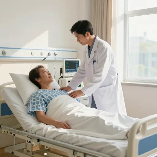 这家医院为重病患者提供优质的长期护理。