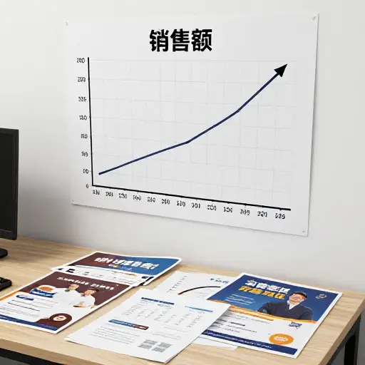 广告活动之后，销售额急剧增长。