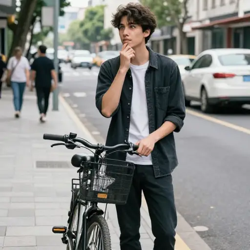 你是骑自行车还是步行？