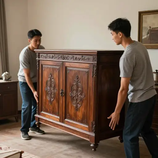 我理解搬运那些古董家具相当具有挑战性。
