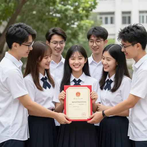他们都为她赢得奖学金的好运气感到高兴。