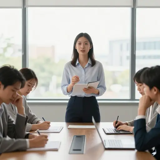 这位新员工以其创新的想法，给我们这个相当停滞的团队带来了一股新鲜空气。