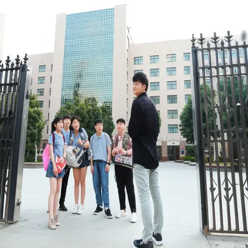 他是我们学校新来的。
