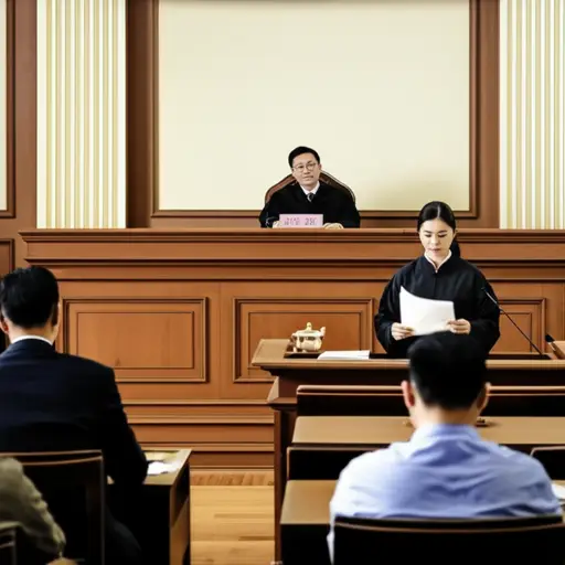 检察官在法庭上陈述了针对被告的证据。