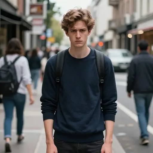 他是个令人不快的年轻人。
