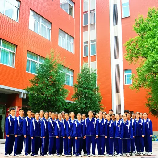 学校要求学生穿统一的校服。