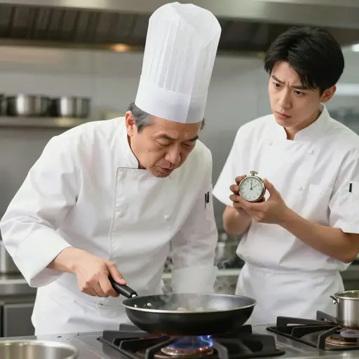 这位厨师从不用计时器、全靠嗅觉判断火候的怪癖是出了名的。