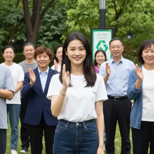 她的环保倡议迅速获得了广泛支持。