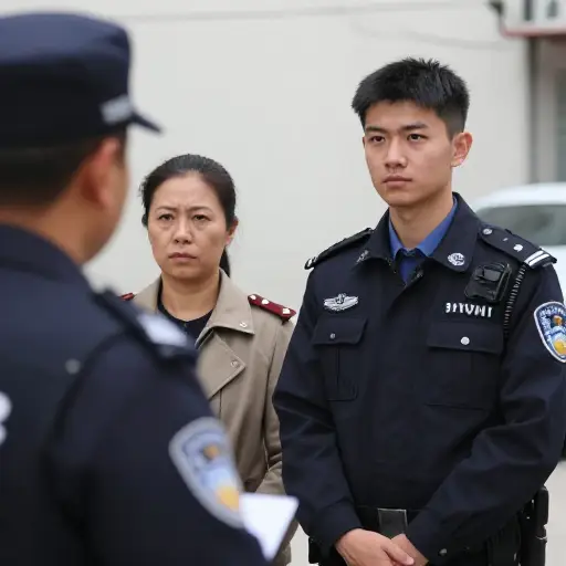 他和他母亲都不愿与警察交谈。