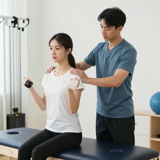事故后，她需要物理治疗。