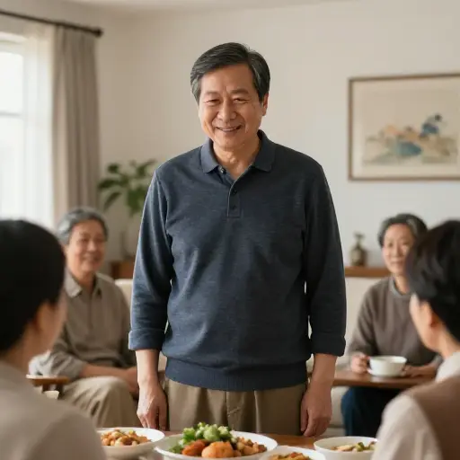 他是我母亲那边的远房表亲。