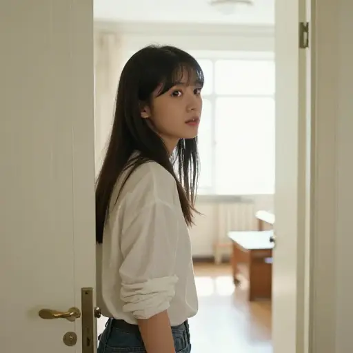 她朝大厅里快速看了一眼。
