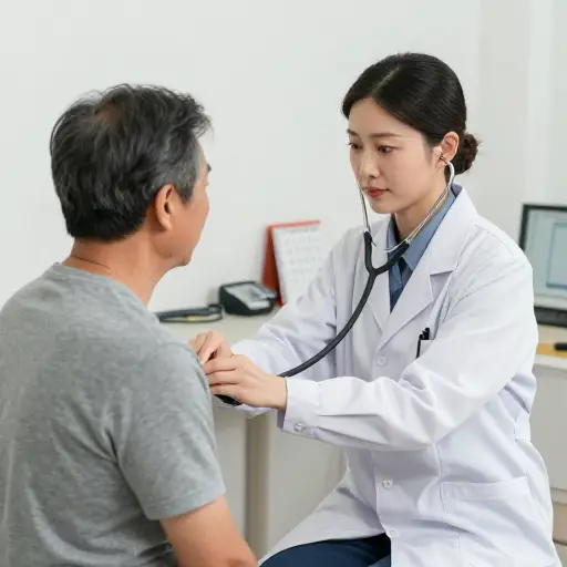 我们每年都会进行一次身体健康检查。
