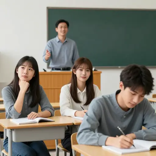 这位老师的演讲不仅有趣，还能启发学生思考。