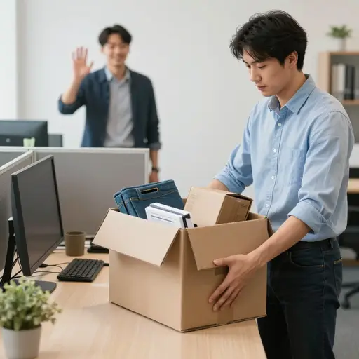我的工作两周后结束。