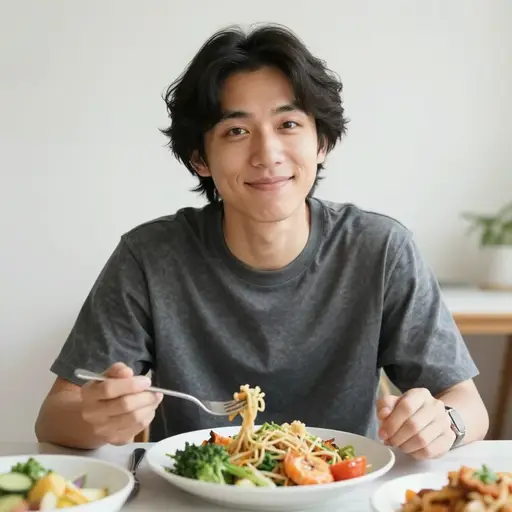 不良饮食可能导致疲劳，但我不认为这里情况如此。