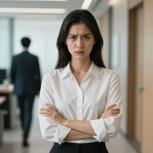 她真的对我怀有敌意——我不知道我做了什么让她不高兴。