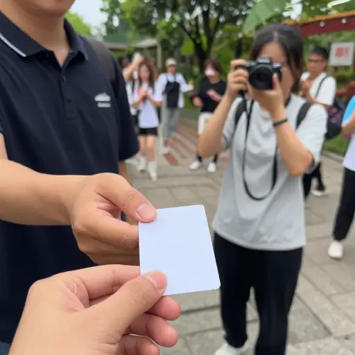 拿到通行证后，你可以随意拍照。