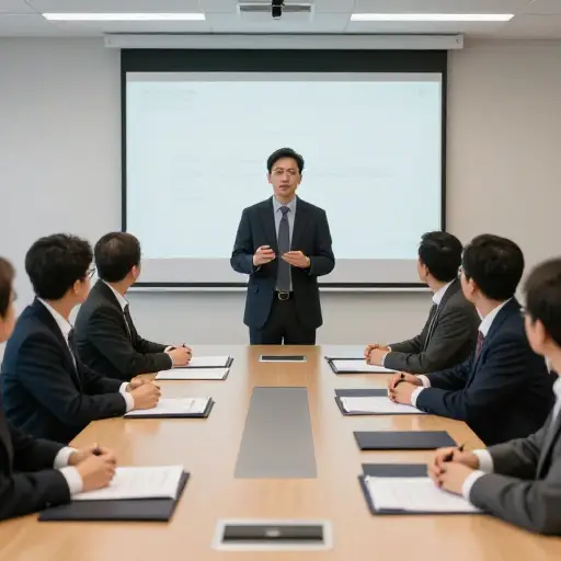 他对这个问题研究了好几周，咨询了多位专家，最后向董事会汇报了结果。