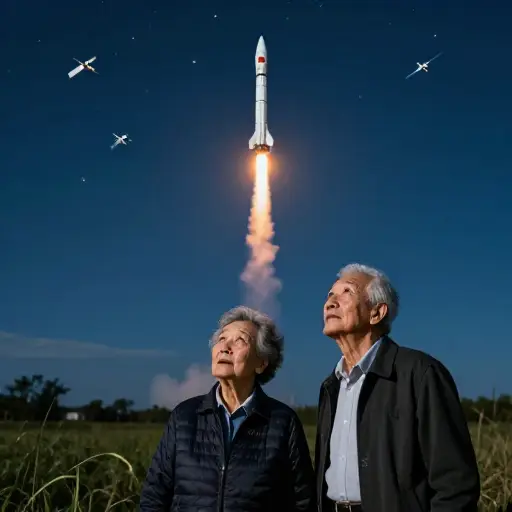 我们的祖父母或祖父母的父母能想象有一天，我们能够发射火箭，让卫星在天空飞行吗？