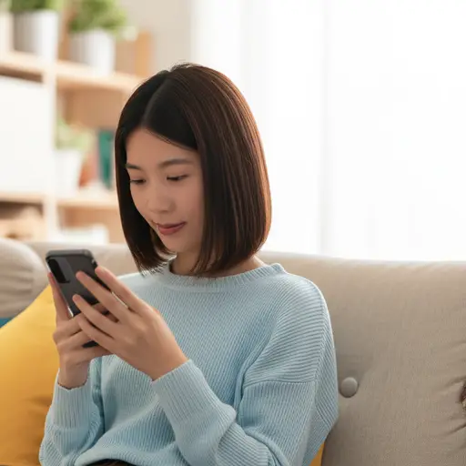 我经常给我妈妈发短信。