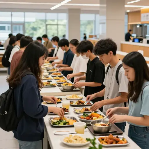 如果做饭不是你最喜欢的任务，或者你喜欢外出就餐，就去学院的食堂看看吧。