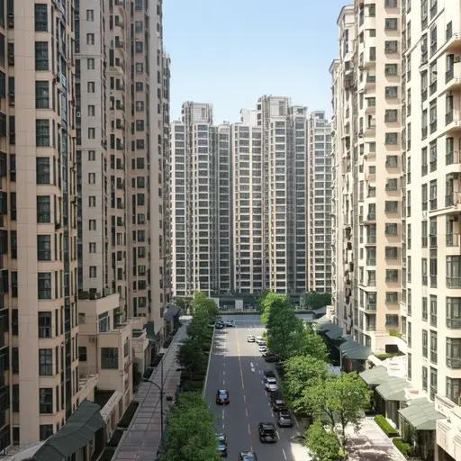 我们城市里有很多公寓楼。